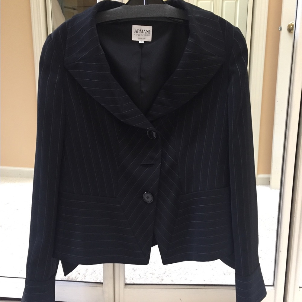 Armani striped vintage blazer